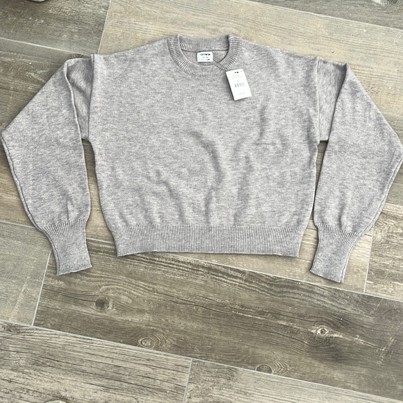 Xs gray Cotton:On sweater - Picture 1 of 7